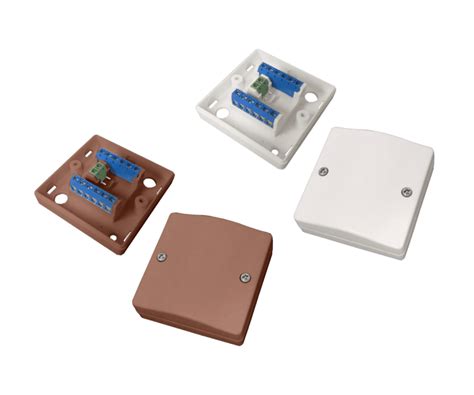 CQR JB720 12 Way alarm junction box White or Brown